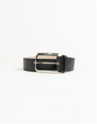 Castello d'Oro Black Calf Leather Belt thumbnail